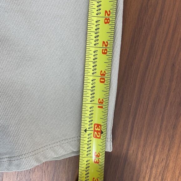 Ariat beige slim leg pants with patchwork detail size 32 - Picture 8 of 10